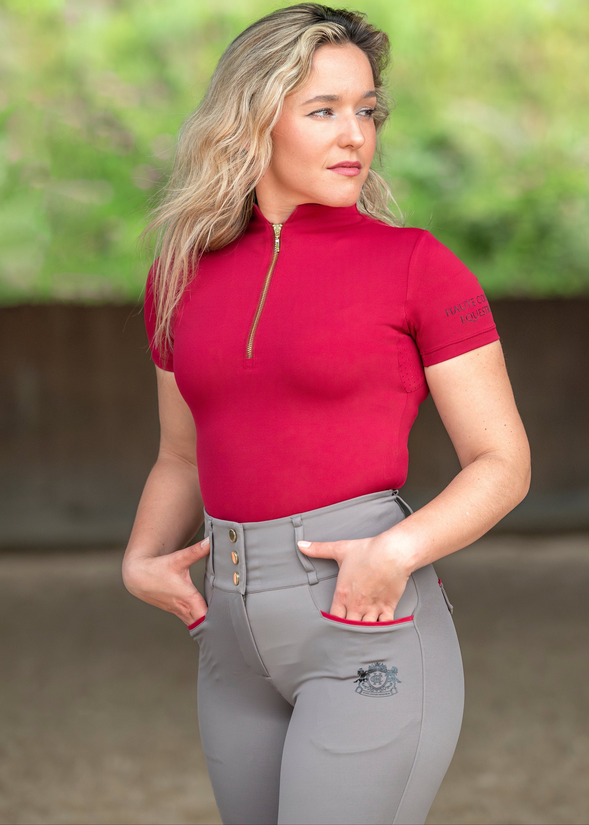 Breegging Grey-Burgundy