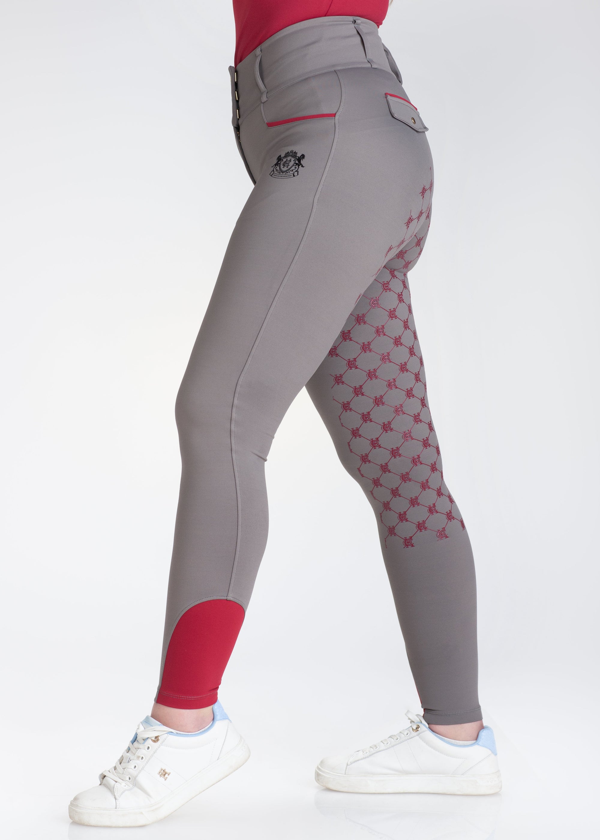 Breegging Grey-Burgundy