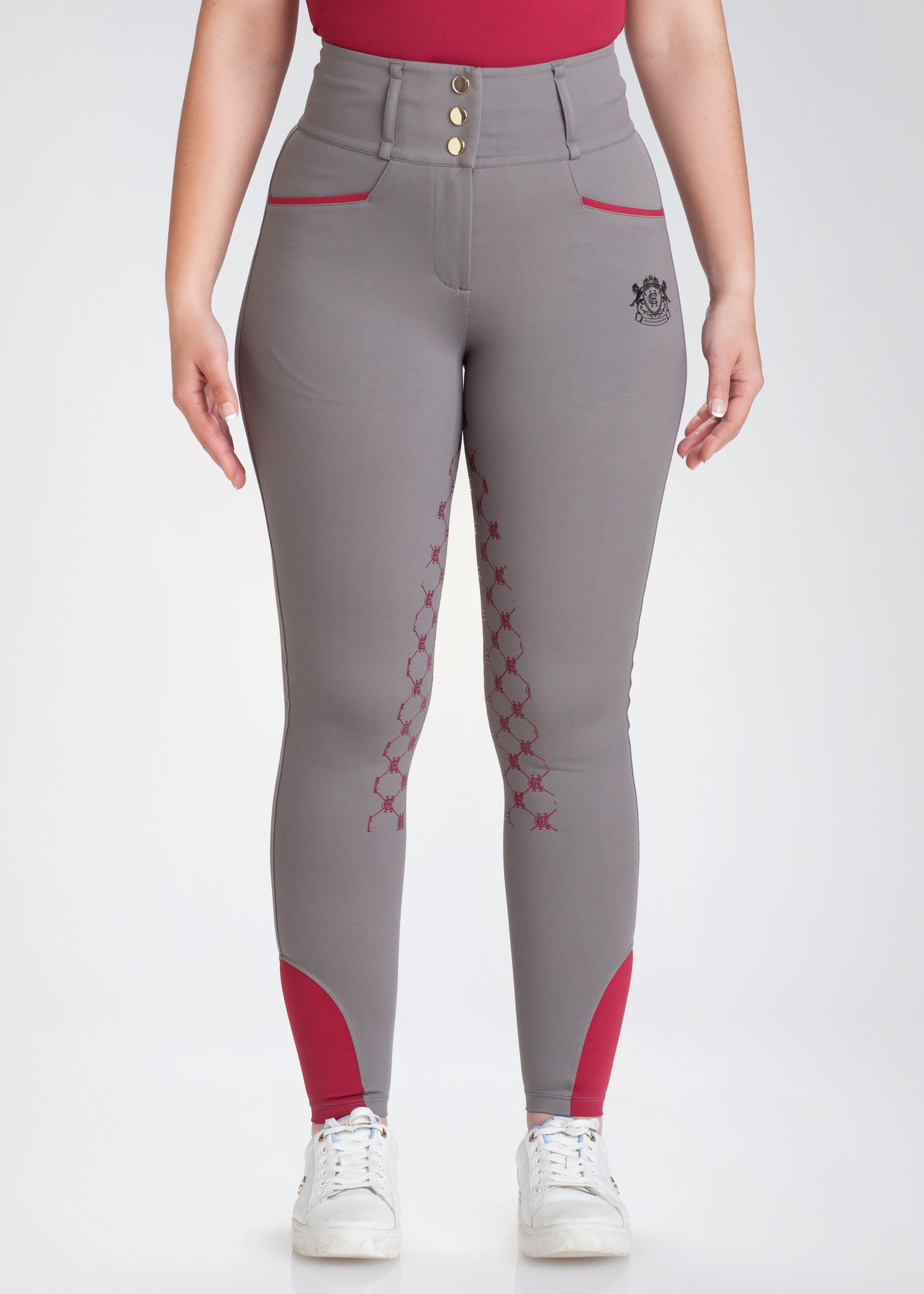 Breegging Grey-Burgundy
