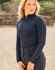 Breeches Black Line Navy